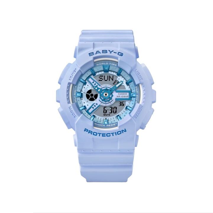 CASIO BABY-G BA-110YK-2AJF JDM Y2K Style Blue Analog-Digital Women's Watch